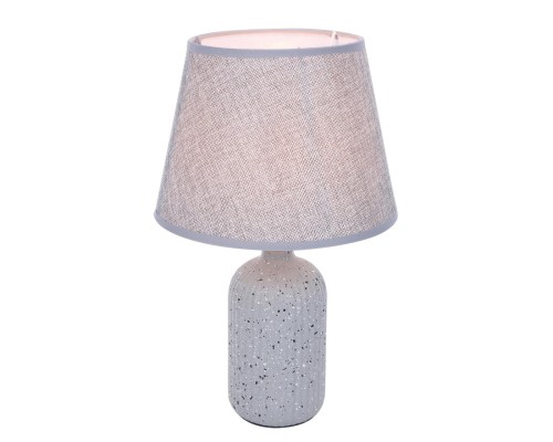 8216/1T CLASSI LN25 серый, керамика/текстиль Настольная лампа Е27 1*60W 220V FANNA