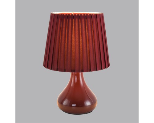 8185/1T COUNTY LN25 000 бордовый, керамика/текстиль Настольная лампа E14 1*40W 220V NAINA