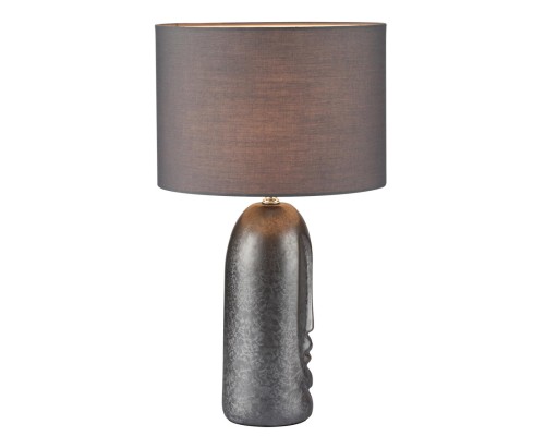 8146/1T MODERNI LN25 000 серый, керамика/текстиль Настольная лампа Е27 1*60W 220V AKIVI