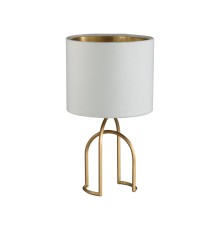 5660/1T MODERNI LN23 122 матовое золото, белый Настольная лампа E14 40W 220V STACY