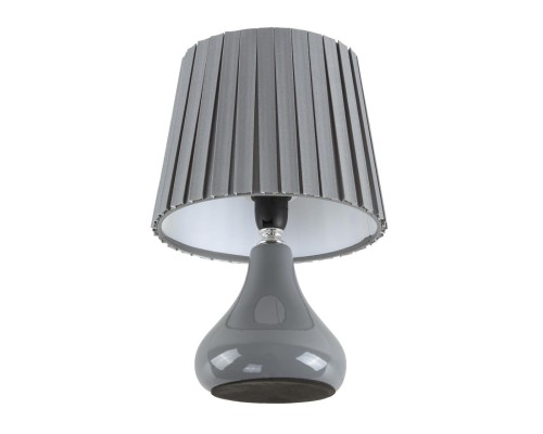 8184/1T COUNTY LN25 000 серый, керамика/текстиль Настольная лампа E14 1*40W 220V NAINA