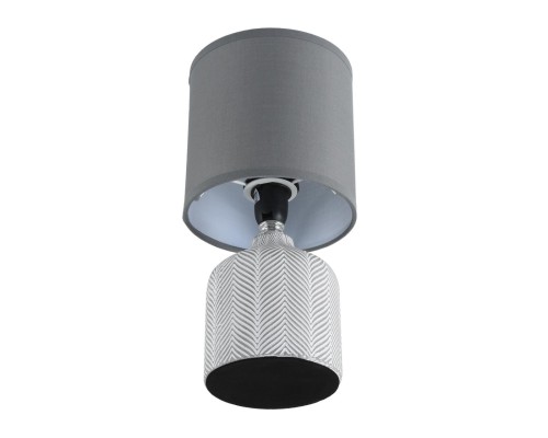 8176/1T COUNTY LN25 000 серый, керамика/текстиль Настольная лампа E14 1*40W 220V ININA