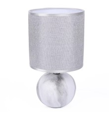 8230/1T CLASSI LN25 серый, керамика/текстиль Настольная лампа E14 1*40W 220V KOHALA