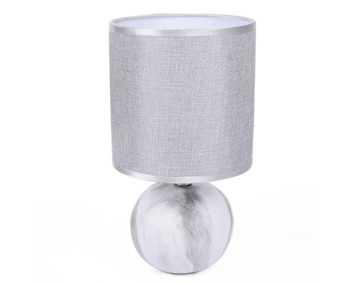8230/1T CLASSI LN25 серый, керамика/текстиль Настольная лампа E14 1*40W 220V KOHALA
