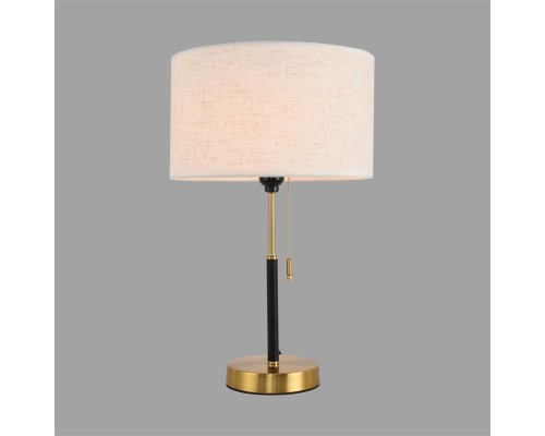 8358/1T CLASSI медь/черный/белый, металл/текстиль Настольная лампа E27 60W 220V IRISA