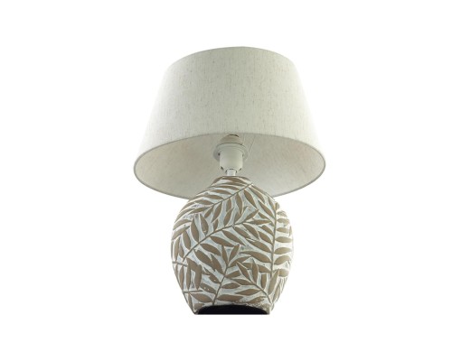 8134/1T MODERNI LN25 381 бежевый, керамика/текстиль Настольная лампа E27 1*60W 220V RAMORA