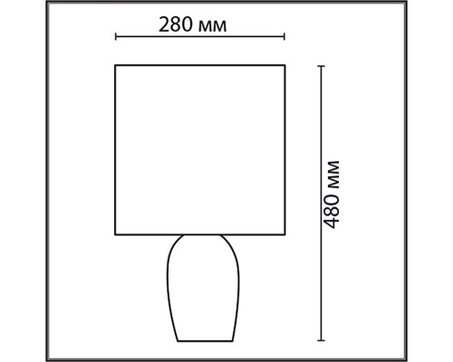 8118/1T COMFI LN25 000 серый, керамика/текстиль Настольная лампа E27 1*60W 220V AVALONA