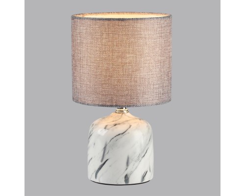 8148/1T MODERNI LN25 000 серый, керамика/текстиль Настольная лампа Е27 1*60W 220V MRAMAO