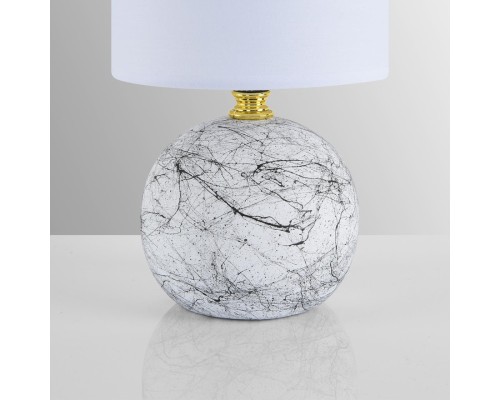 8166/1T COUNTY LN25 000 белый, керамика/текстиль Настольная лампа E14 1*40W 220V VILANA