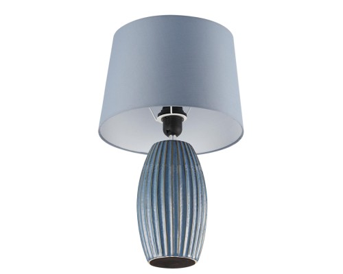 8122/1T COMFI LN25 000 синий, керамика/текстиль Настольная лампа E27 1*60W 220V LAPUNA