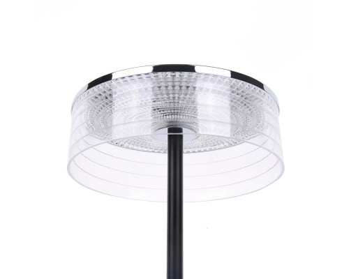 8203/1TL LEDIO LN25 серебро/черный/прозрачный, металл/акрил Настольная лампа LED 7W 400К 220V SATIANA