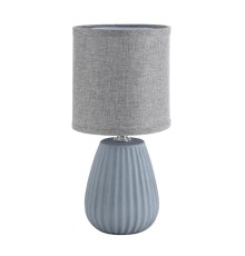 8161/1T COUNTY LN25 000 серый, керамика/текстиль Настольная лампа E14 1*40W 220V ASELA