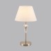 8274/1T CLASSI никель/белый/серый, металл/керамика/ткань Настольная лампа Е14 1*40W 220V VERMONT