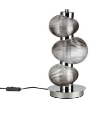 5096/12TL L-VISION ODL25 419 хром/дымчатый градиент/металл/стекло Настольная лампа LED 12W 4000K 1351Лм BRUCO