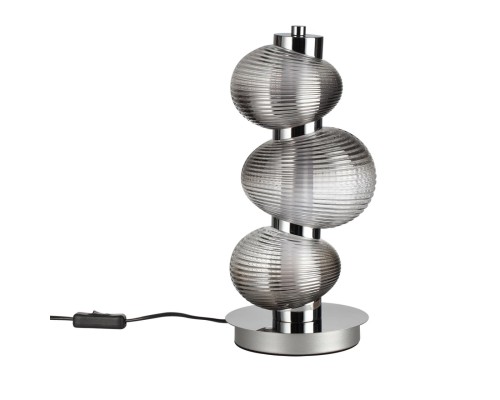 5096/12TL L-VISION ODL25 419 хром/дымчатый градиент/металл/стекло Настольная лампа LED 12W 4000K 1351Лм BRUCO