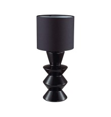 8133/1T MODERNI LN25 000 черный, керамика/текстиль Настольная лампа E27 1*60W 220V SEGI