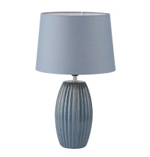 8122/1T COMFI LN25 000 синий, керамика/текстиль Настольная лампа E27 1*60W 220V LAPUNA