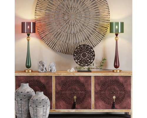 4889/1S STANDING ODL_EX22 21 зеленый/стекло Абажур для высокой лампы TOWER