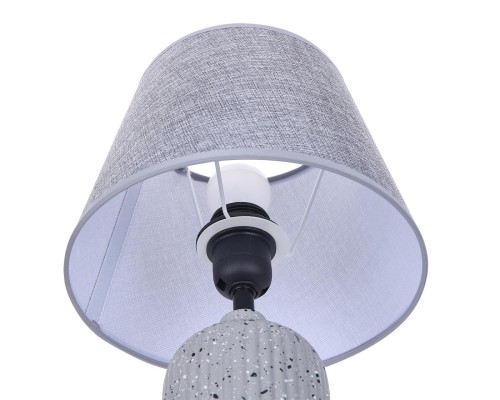 8216/1T CLASSI LN25 серый, керамика/текстиль Настольная лампа Е27 1*60W 220V FANNA