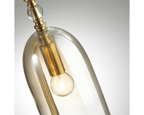 4892/1T NEO ODL_EX22 27 бронзовы/коньячный/стекло Настольная лампа E14 1*40W BELL