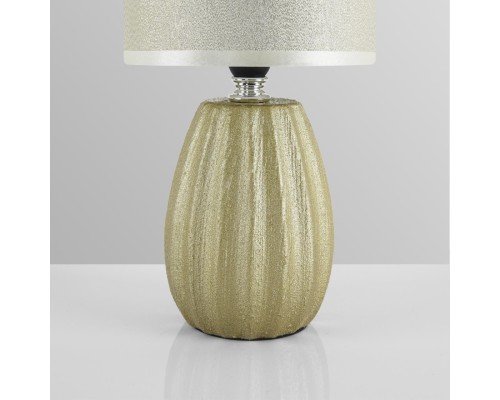 8173/1T COUNTY LN25 000 золото, керамика/текстиль Настольная лампа E14 1*40W 220V EVANA