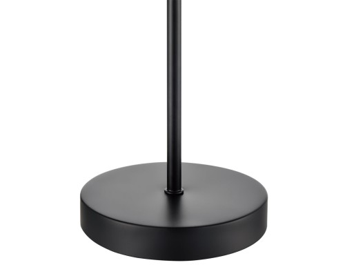 8043/1T MODERNI LN25 черный/серый/бежевый, металл/текстиль/ротанг Настольная лампа Е27 1*60W 220V LAUNA