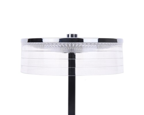 8203/1TL LEDIO LN25 серебро/черный/прозрачный, металл/акрил Настольная лампа LED 7W 400К 220V SATIANA