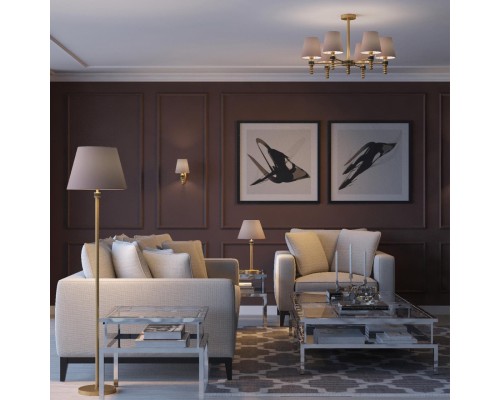 Настольная лампа Lumion 4429/1T Montana античная латунь, бежевый E14 1*40 Вт