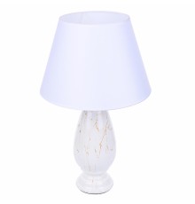 8218/1T CLASSI LN25 белый, керамика/текстиль Настольная лампа Е27 1*60W 220V SHARLIN