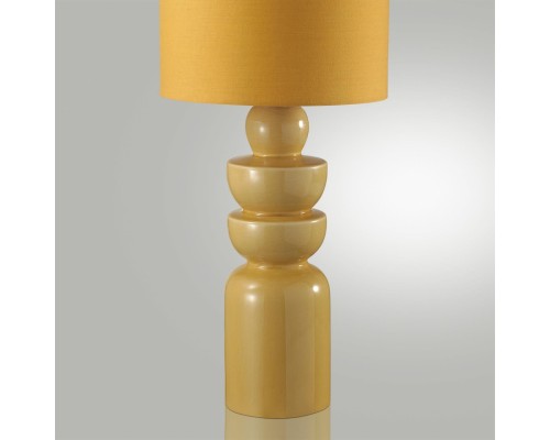 8130/1T MODERNI LN25 желтый, керамика/текстиль Настольная лампа E27 1*60W 220V SEGI