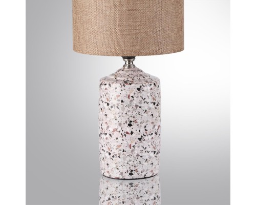 8141/1T MODERNI LN25 бежевый/коричневый, керамика/текстиль Настольная лампа Е27 1*60W 220V TERAZIO