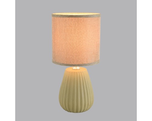 8160/1T COUNTY LN25 000 бежевый, керамика/текстиль Настольная лампа E14 1*40W 220V ASELA