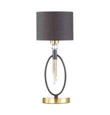 Настольная лампа Lumion 4516/1T античная латунь, черный E27 60W 220V SANTIAGO