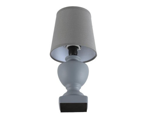 8164/1T CLASSI LN25 000 серый, керамика/текстиль Настольная лампа E14 1*40W 220V BIANKA