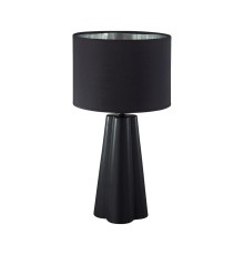 8124/1T COMFI LN25 376 черный, керамика/текстиль Настольная лампа E27 1*60W 220V HINAMI