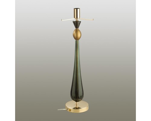 4889/1T STANDING ODL_EX22 21 золотой/зеленый/стекло База для высокой лампы E27 1*60W TOWER