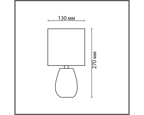 8161/1T COUNTY LN25 000 серый, керамика/текстиль Настольная лампа E14 1*40W 220V ASELA