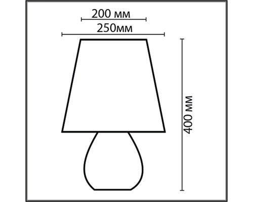 8120/1T COMFI LN26 477 белый, керамика/текстиль Настольная лампа E27 1*60W 220V SONA