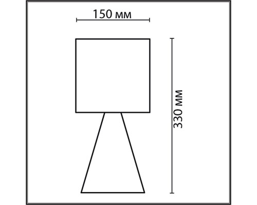 8132/1T MODERNI LN25 000 серый/черный, керамика/текстиль Настольная лампа Е14 1*40W 220V SEGI