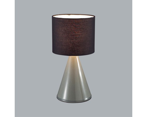 8132/1T MODERNI LN25 000 серый/черный, керамика/текстиль Настольная лампа Е14 1*40W 220V SEGI