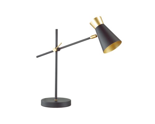 Настольная лампа Lumion 3790/1T Liam матовый черный, золотой E14 1*40 Вт