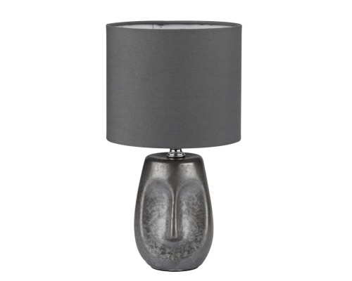 8147/1T MODERNI LN25 000 серый, керамика/текстиль Настольная лампа Е27 1*60W 220V AKIVI