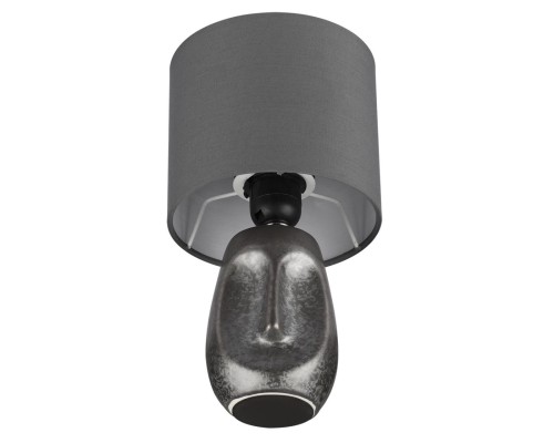 8147/1T MODERNI LN25 000 серый, керамика/текстиль Настольная лампа Е27 1*60W 220V AKIVI