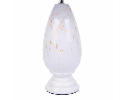 8218/1T CLASSI LN25 белый, керамика/текстиль Настольная лампа Е27 1*60W 220V SHARLIN