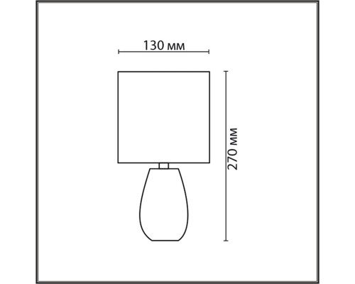 8173/1T COUNTY LN25 000 золото, керамика/текстиль Настольная лампа E14 1*40W 220V EVANA
