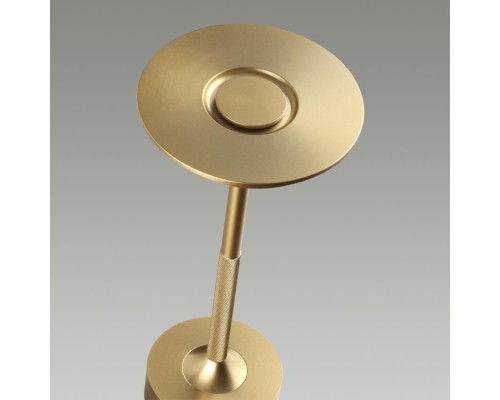 5033/6TL L-VISION ODL24 387 золото матовое/металл/акрил Настольная лампа LED 6W 3000K-5700K 300Лм TET-A-TET