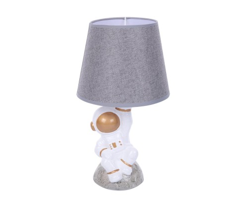 8208/1T MODERNI LN25 белый/серый, керамика/текстиль Настольная лампа Е27 1*60W 220V ATLAS