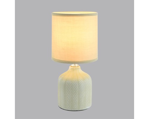 8174/1T COUNTY LN25 000 оливковый, керамика/текстиль Настольная лампа E14 1*40W 220V ININA