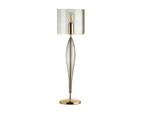 4850/1T STANDING ODL_EX21 дымчатый/золото/стекло Высокая Лампа E27 1*60W TOWER