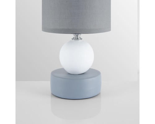 8181/1T MODERNI LN25 000 серый, керамика/текстиль Настольная лампа E14 1*40W 220V LALANA